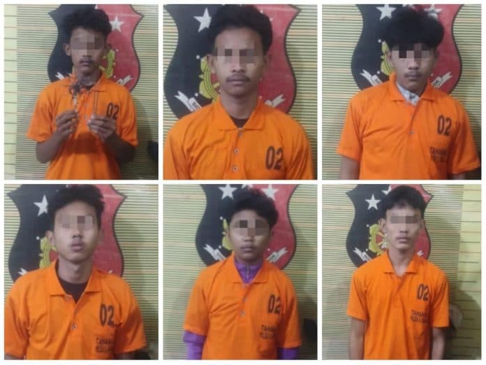 hendak_tawuran_6_remaja_diduga_genk_motor_diamankan_polsek_hamparan_perak