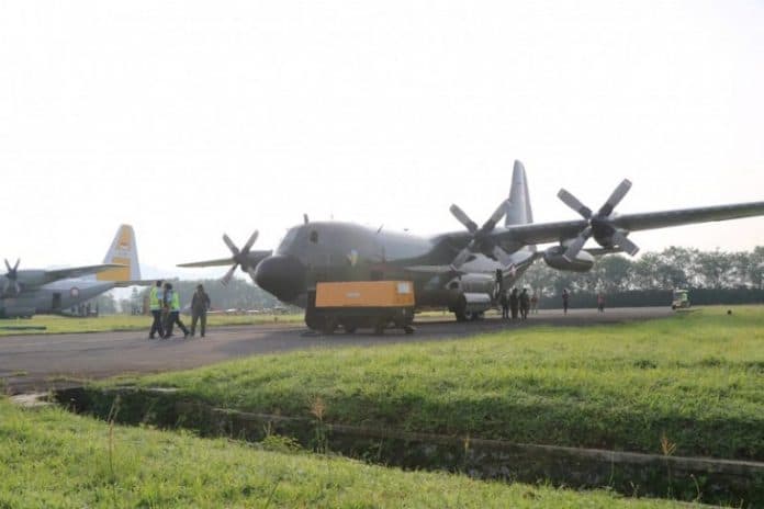 hercules_skadron_udara_32_berangkat_ke_rrt_ambil_alkes_covid_19