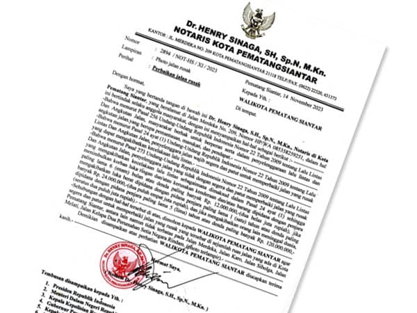 jalan_rusak_tak_diperbaiki_notaris_dr_henry_sinaga_surati_wali_kota_siantar