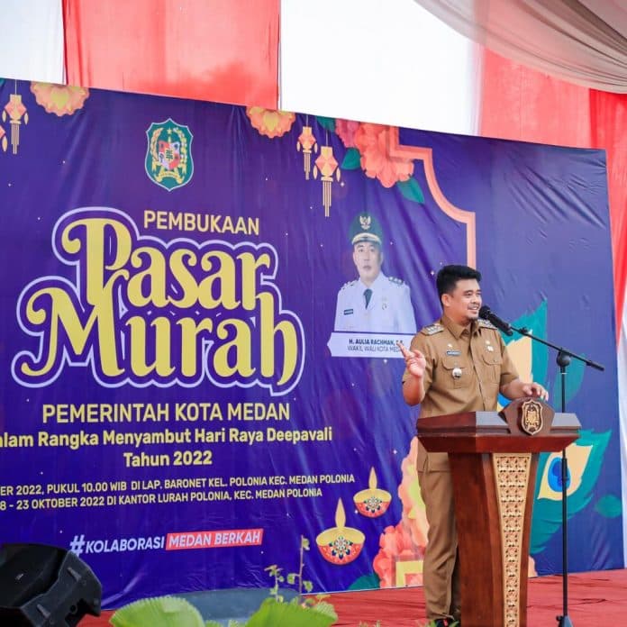 jelang_hari_raya_deepavali_pemko_medan_gelar_pasar_murah