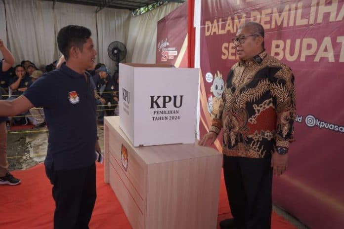 jelang_pilkada_serentak_kpu_asahan_gelar_simulasi_pemungutan_dan_penghitungan_suara