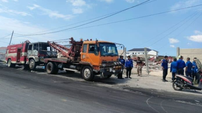 kasus_terbakarnya_mobil_damkar_deli_serdang_dilaporkan_ke_polrestabes_medan