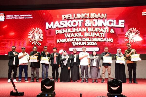 kpu_deli_serdang_luncurkan_maskot_dan_jingle_pilkada_serentak_2024