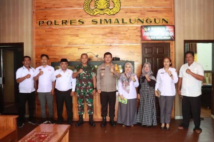 kpu_koordinasi_dengan_kapolres_dan_dandim_simalungun_bahas_persiapan_pemilu_2024