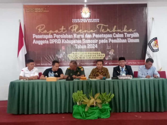 kpu_tetapkan_25_anggota_dprd_samosir_terpilih_periode_2024_2029