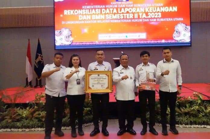 lapas_medan_raih_penghargaan_satker_pengelolaan_bmn_terbaik