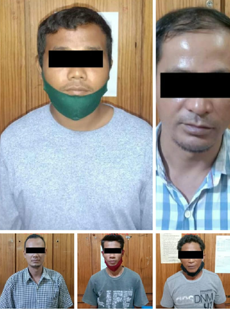 lima_pelaku_penggelapan_kendaraan_dinas_pengadilan_agama_digulung_polisi