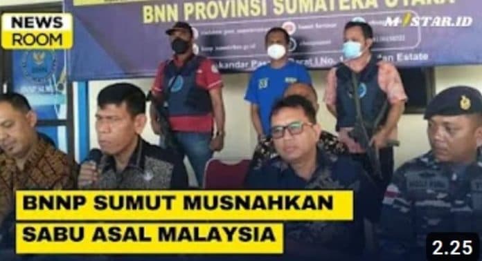 newsroom_bnnp_sumut_musnahkan_sabu_asal_malaysia
