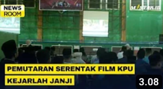 newsroom_kpu_deli_serdang_edukasi_pemilih_pemula_dengan_film_kejarlah_janji