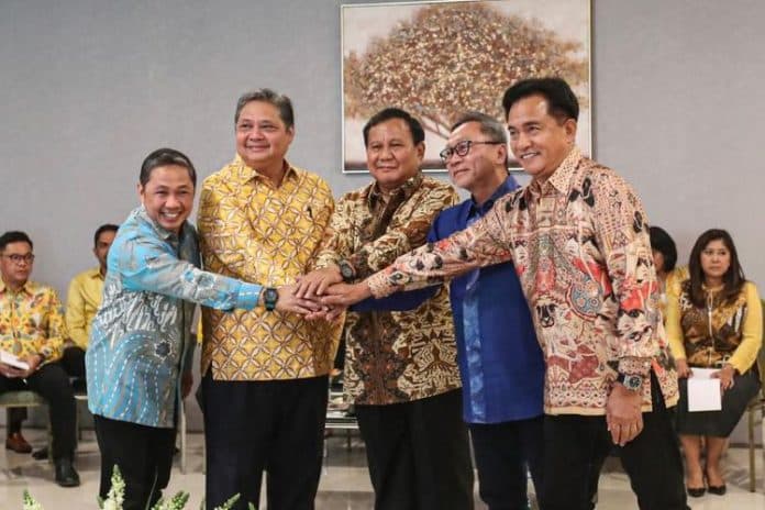 partai_koalisi_indonesia_maju_berkumpul_di_hambalang_sambut_demokrat