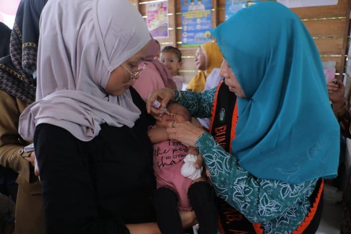 pencanangan_pin_polio_di_asahan_sudah_capai_882_persen