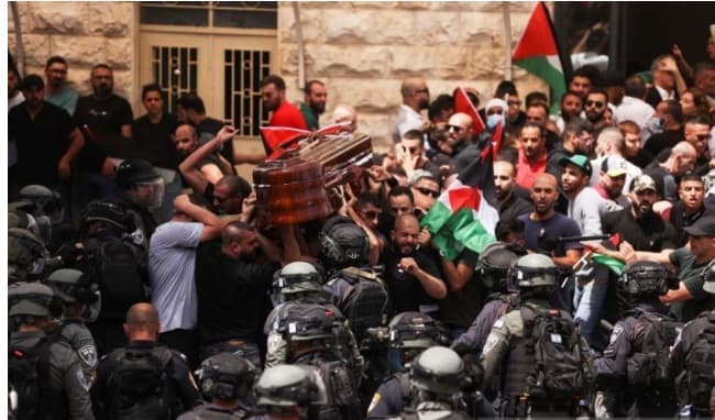 polisi_israel_serang_pelayat_saat_pemakaman_jurnalis_al_jazeera