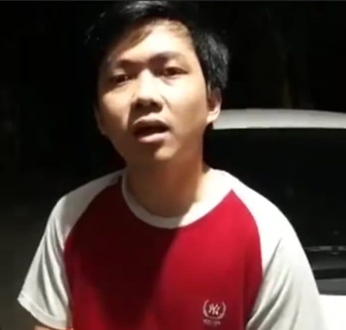 polisi_ludahi_pengemudi_mobil_menolak_berikan_sim_dan_stnk_karena_ada_yang_janggal