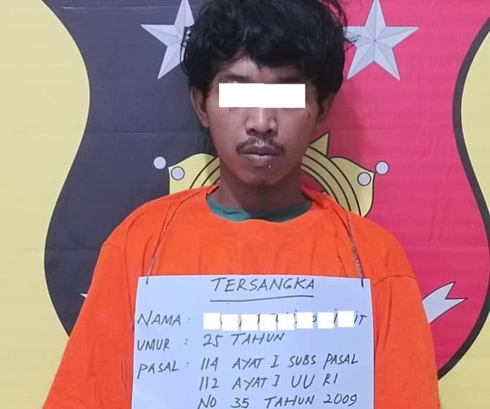 polsek_kualuh_hilir_tangkap_pria_ini_dan_sita_3_paket_kecil_sabu