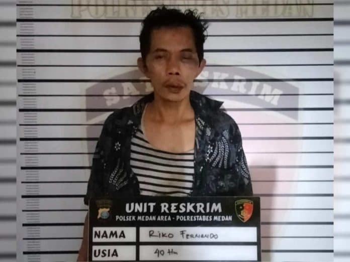 polsek_medan_area_ringkus_pelaku_curanmor_yang_sempat_dihajar_warga