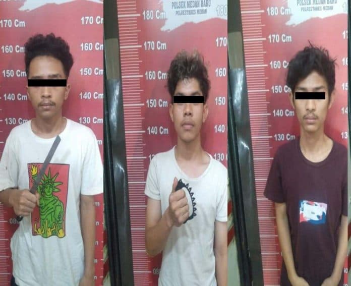 polsek_medan_baru_bekuk_empat_pelaku_spesialis_begal_satu_diantaranya_masih_17_tahun