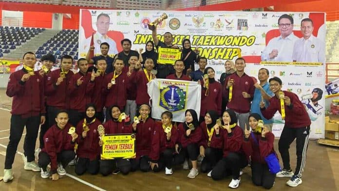ppop_dki_jakarta_juara_umum_indonesia_taekwondo_championship_2023_di_deli_serdang