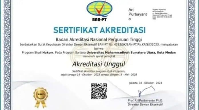 prodi_hukum_fh_umsu_raih_akreditasi_unggul_dari_ban_pt