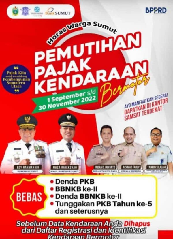 program_pemutihan_pkb_diberlakukan_di_sumut_penerimaan_pajak_naik_30_persen