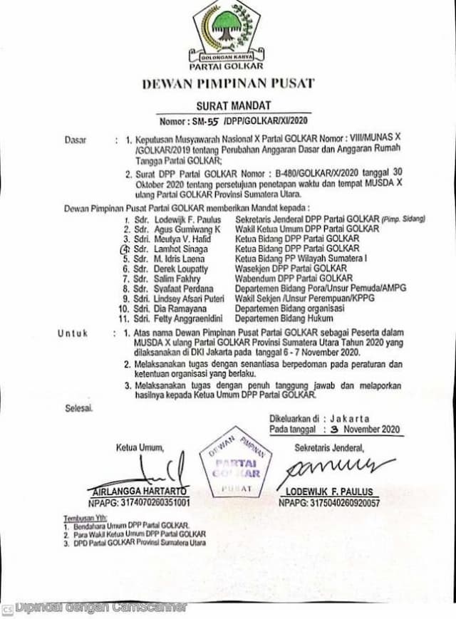 sah_musda_golkar_sumut_digelar_6_7_november_di_jakarta