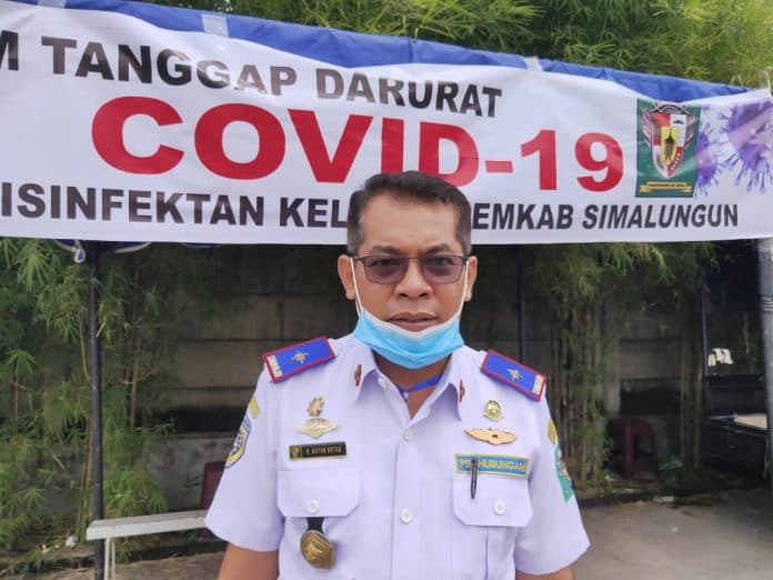sambut_libur_natal_dan_tahun_baru_dishub_simalungun_dirikan_pos_pengamanan