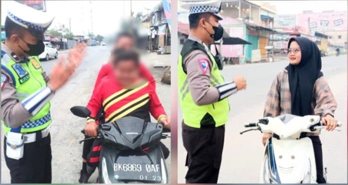 satlantas_polres_batu_bara_tegur_pengendara_tak_penuhi_kelengkapan_berkendara