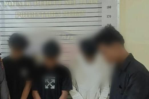sempat_kejar_kejaran_dengan_polisi_empat_remaja_diduga_geng_motor_diamankan
