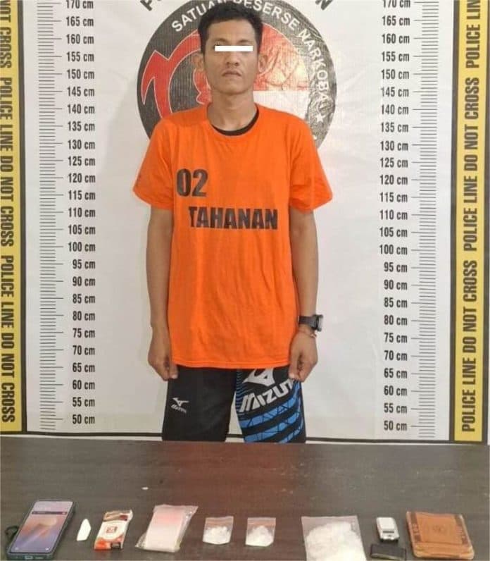target_operasi_pengedar_narkoba_di_kecamatan_bandar_diringkus