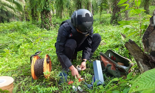 tim_jibom_polda_sumut_ledakkan_2_granat_nanas_aktif_di_dairi