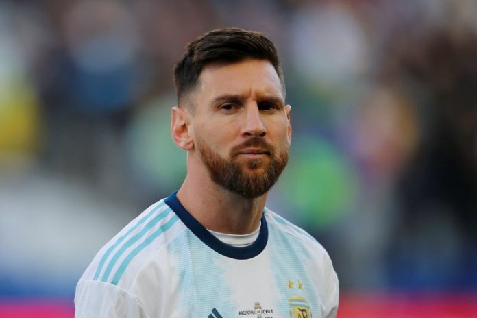 Lionel Messi saat membela timnas Argentina di Copa Amerika 2019 pada 6 Juli 2019.(REUTERS/LUISA GONZALEZ)