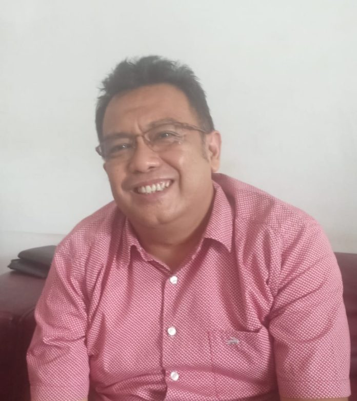 Budi Utari Siregar saat diwawancara di rumah dinasnya Jalan Sipirok, Kota Pematangsiantar, Selasa (29/10/19).(f:mistar/maris)