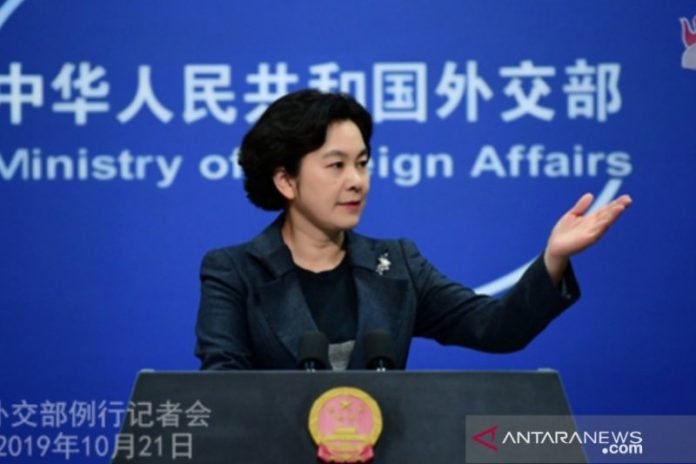 Juru bicara Kementerian Luar Negeri China Hua Chunying (ANTARA/HO-FMPRC/mii)
