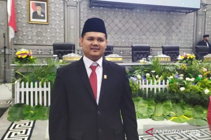 Ketua DPRD Cianjur, Jawa Barat, Ganjar Ramadhan. ANTARA/Ahmad Fikri/Mistar