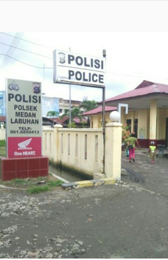 Mapolsek Medan Labuhan. (f:istimewa/mistar)