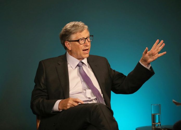 Bill Gates, salah satu pimpinan Bill & Melinda Gates Foundation, melakukan wawancara eksklusif dengan Xinhua di Seattle, Amerika Serikat, pada 13 November 2019. (Xinhua/Qin Lang)