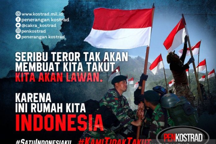 Ilustrasi - Anggota TNI berkomitmen memeberantas tororisme dan radikalisme di Indonesia. ANTARA/Edo Purmana