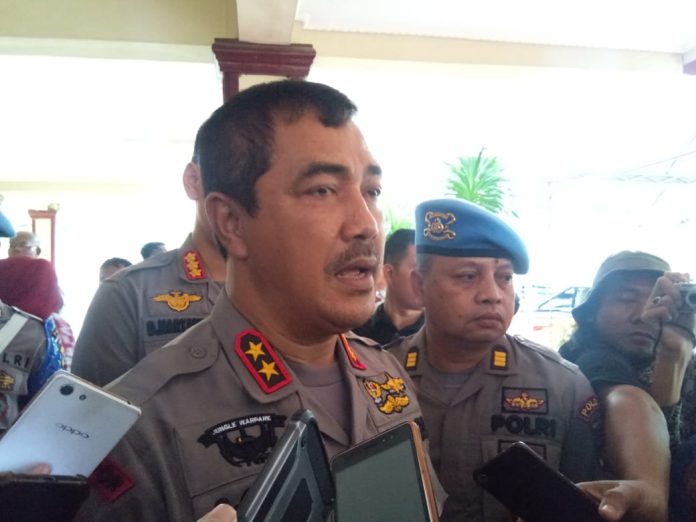 Kapolda Sumatera Utara Irjen Pol Agus Andrianto saat memberi keterangan kepada wartawan, Rabu (4/12). (Foto Mistar / saut)