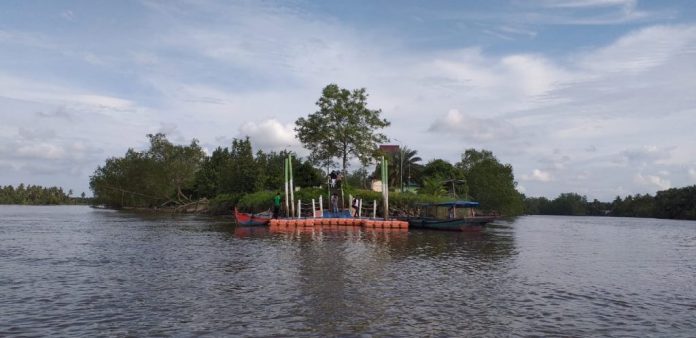 Wisata Pulau Beswesen Tanjungbalai, ternyata belum tercatat sebagai aset Pemko Tanjungbalai (foto: ist)