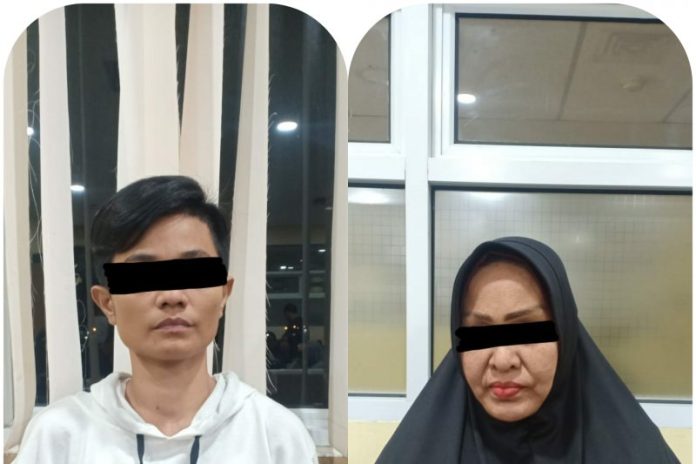 Dua pelaku yang ditangkap Polda Sumbar diduga menjalankan bisnis prostitusi di Kota Padang (ANTARA/Istimewa)