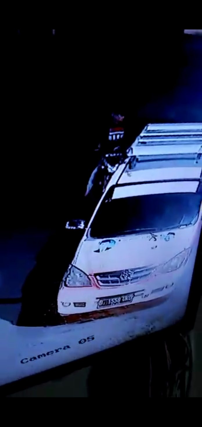 Dua Pelaku Curanmor Terekam CCTV Saat Beraksi. (f:ist/mistar)