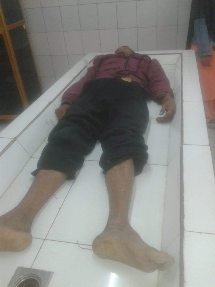 Diduga korban pembunuhan di Jl Bandung, Minggu (16/02/20), dini hari.(foto : ist)