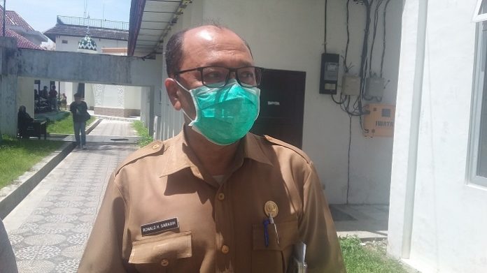 Kepala Dinas Kesehatan Kota Pematangsiantar dr Ronal Saragih. (f:mistar/billy nasution).