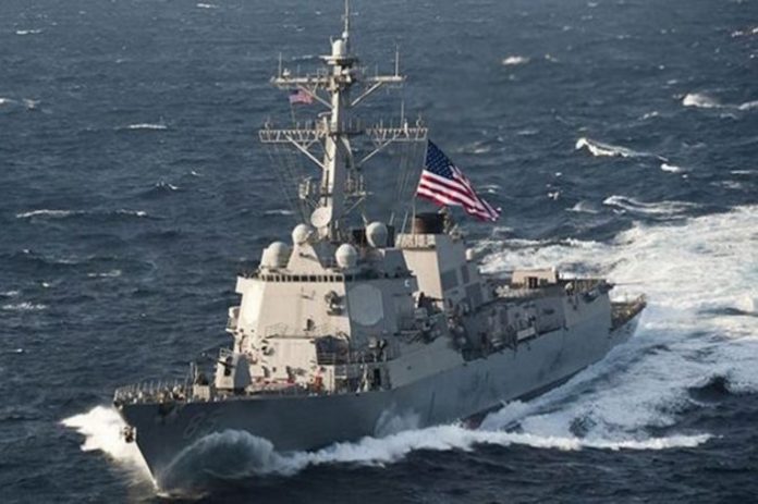 3 kapal perang AS ditempatkan di Laut China Selatan