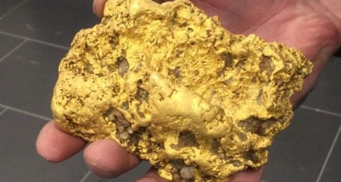 Dua bongkahan emas senilai sekitar A$350.000