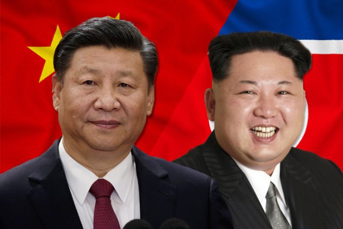 Presiden China Xi Jinping melalui pesan ucapan selamat hari jadi partai berkuasa Korea Utara