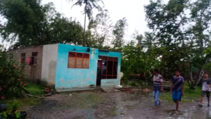 Selain Dilanda Banjir, Ratusan Rumah di Sergai Dihantam Puting Beliung