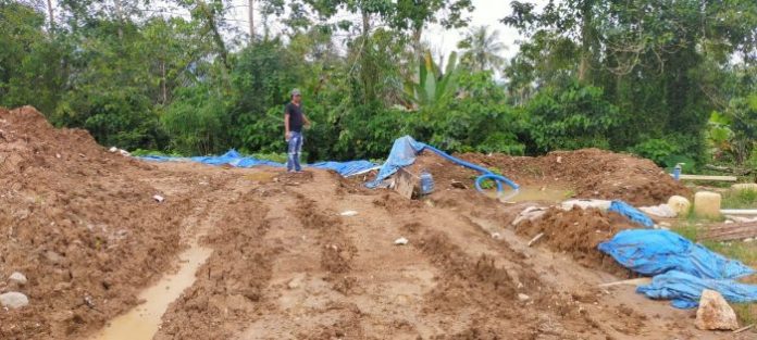 Pengerjaan Proyek Mess PT DPM di Huta Ginjang Dihentikan Warga