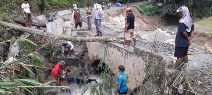 Lahan Pertanian Rusak Di Kecamatan Panei Akibat Banjir