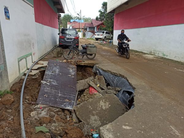 anjir di Sinaksak Simalungun, Warga Salahkan Proyek Pembangunan Jalan Tol