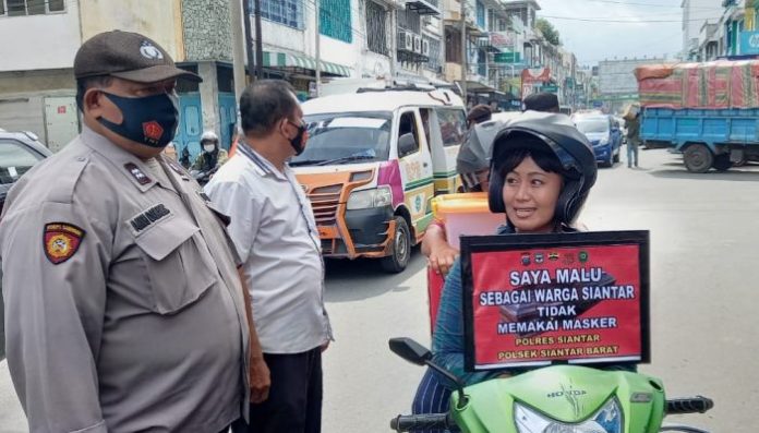Operasi Yustisi Digelar di Siantar, 20 Warga Kedapatan Tak Pakai Masker